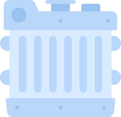Radiator car icon