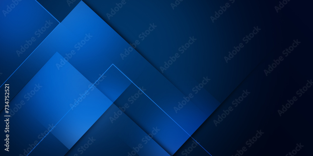Wall mural abstract graphic design blue banner pattern presentation background web template