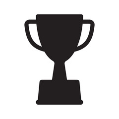 Trophy icon. Trophy cup, winner cup, victory cup vector icon. Reward symbol sign for web and mobile.