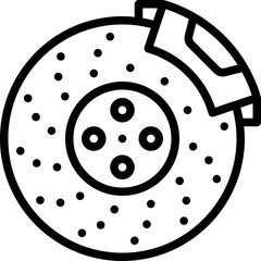 Disc brake icon