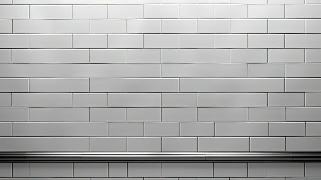 bathroom subway tile background