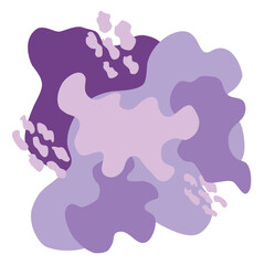 Abstract template for backing text, website, simple shape stories in purple colors
