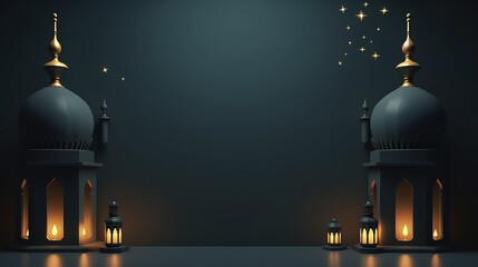 ramadan kareem celebration greeting design luxury