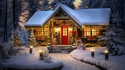 Fototapeta premium destination holiday christmas travel