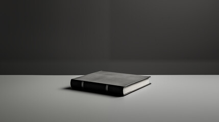 Dark Cover Novel Scene. Generative AI.