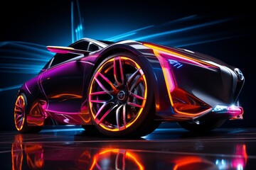 Neo color futuristic car image download, HD Futuristic Car Background Images Download, Pngtree offers HD futuristic car background images for free download. Download this futuristic car background 
