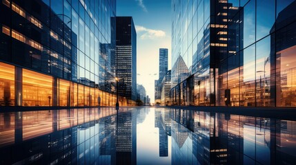 Fototapeta premium campus company buildings