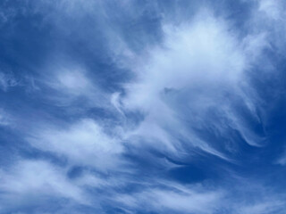 Obraz premium blue sky with clouds
