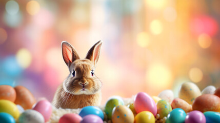Easter bunny background