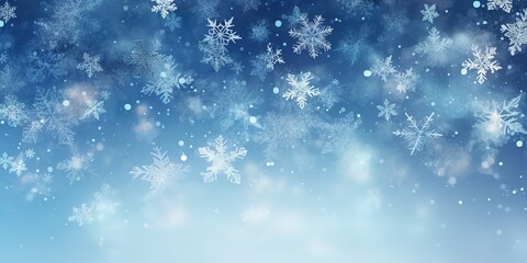 Fototapeta na wymiar winter background with snow and snowflackes.