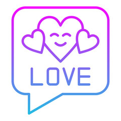 Love Message Icon