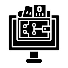 Fototapeta premium Ewallet Icon