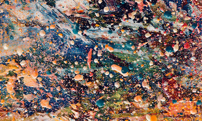 abstract background wallpaper. Modern motif visual art. Mixtures of oil paint. Trendy hand painting canvas. Wall decor and Wall art prints Idea. 3D Texture. Art object	
