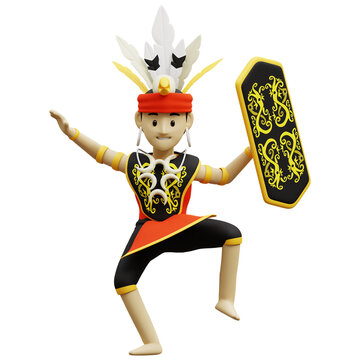 Traditional Mandau Dance