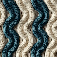 Fototapeta premium Seamless pastel knitted wool pattern background