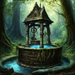 Mystical well of fate.	