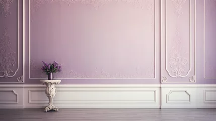 Badezimmer Foto Rückwand light purple lilac © Cedar