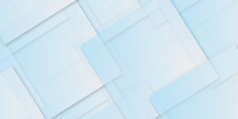 Abstract background with white and blue color triangle pattern texture design .square shape with soft shadows as pattern .space futuristic design concept .abstract triangle vector illustration .