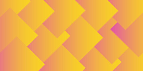 Abstract background with orange color triangle pattern texture design .square shape with soft shadows as pattern .space futuristic design concept .abstract triangle vector illustration .