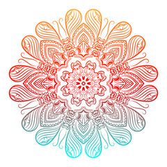 Delight in our vibrant mandala, a fusion of pink, purple, and blue blooms. Radiating balance with geometric precision, it's perfect for a joyous and harmonious atmosphere