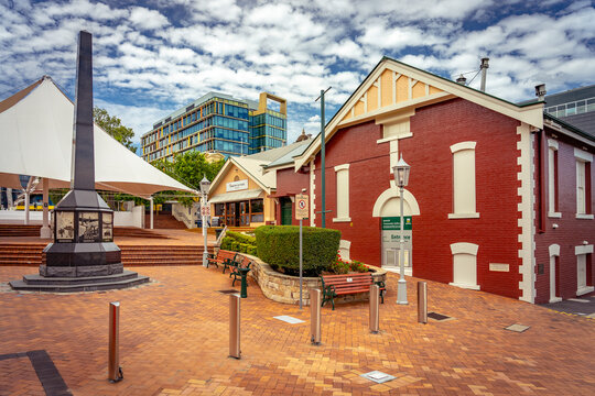 Ipswich, Queensland, Australia - Feb 13, 2021: Historical downtown area
