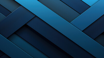 horizontal illustration of dark blue diagonal stripes wallpaper background Generative AI