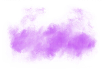 purple smoke effect for decoration and covering on the transparent background