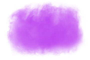 purple smoke effect for decoration and covering on the transparent background