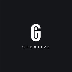 Alphabet Letters GI IG Creative Logo Initial Based Monogram Icon Vector.