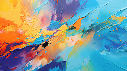 Closeup of abstract rough colorful background