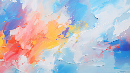 Fototapeta na wymiar Closeup of abstract rough colorful background