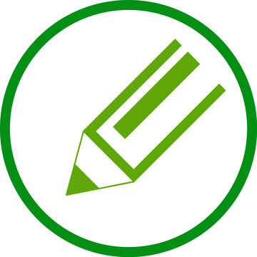 Illustrator old circular icon with outline