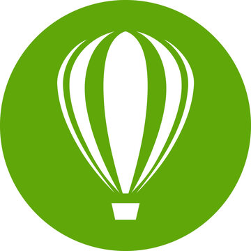 Corel Draw  transparent icon orange color