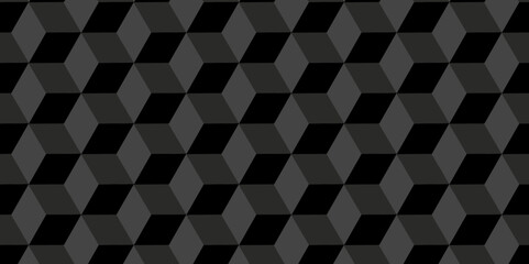 Abstract black and gray style minimal blank cubic. Geometric pattern illustration mosaic, square and triangle wallpaper.	