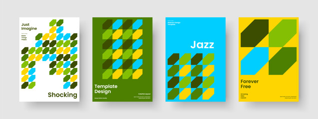 Fototapeta premium Abstract Book Cover Template. Isolated Flyer Design. Modern Brochure Layout. Background. Report. Business Presentation. Banner. Poster. Handbill. Newsletter. Portfolio. Advertising. Journal