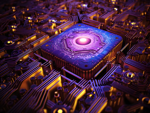 electronics circuit bgr color theme art