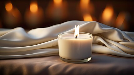 serenity meditation candle