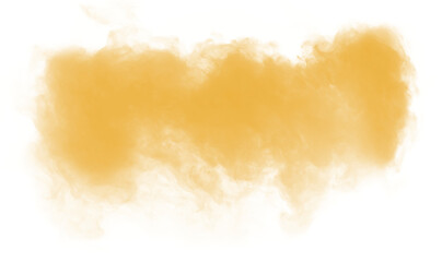 orange smoke effect for decoration and covering on the transparent background