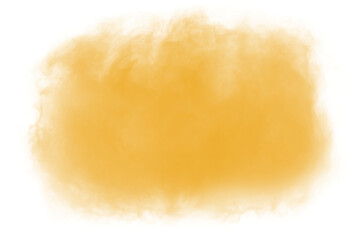 orange smoke effect for decoration and covering on the transparent background