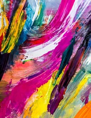 PennelDynamic brush strokes in vibrant colors late dinamiche in colori vivaci 