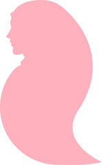 Beautiful Hijab Silhouette, beauty hijab vector