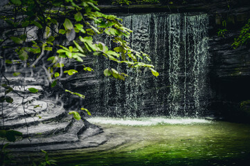 Tropical waterfall