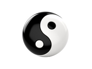 a black and white yin yang symbol