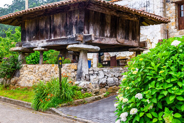 Santianes, a town in Asturias, Spain