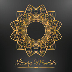 Luxury mandala background with floral ornament pattern, mandala design, Vector mandala template