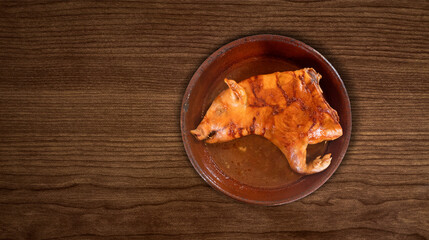Cochinillo Segoviano, Segovian Traditional Style Roast Suckling Pig, Spanish Cuisine, Spanish Gastronomy, Segovia, Castile and Leon, Spain, Europe