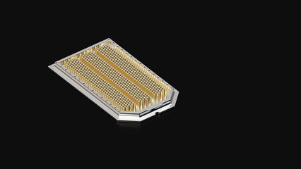 battery pack for Electric Vehicle, Electric car battery, High Capacity cylindrical Battery for Automotive Industry on metal trolley Skateboard platform, cell modules, accumulators, 3D Render Graphic