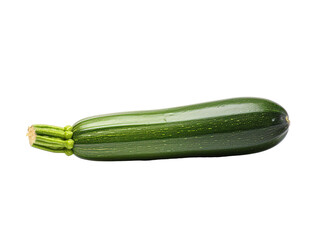 a zucchini on a white background