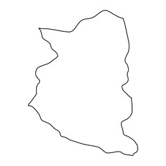 San Jose Department map, administrative division of Uruguay. Vector illustration.
