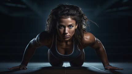 Fototapeta premium Athletic runner
